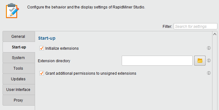 Permissions toggle
